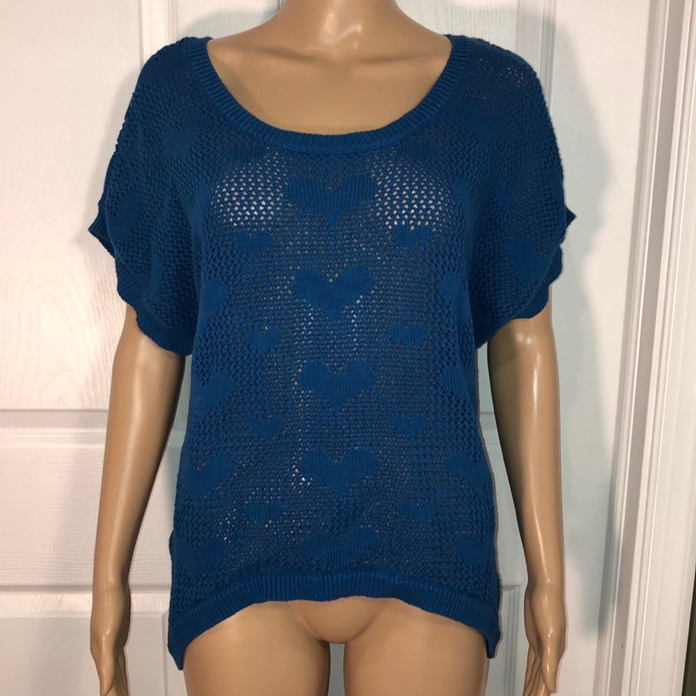 Copper Key Blue Sweater. M